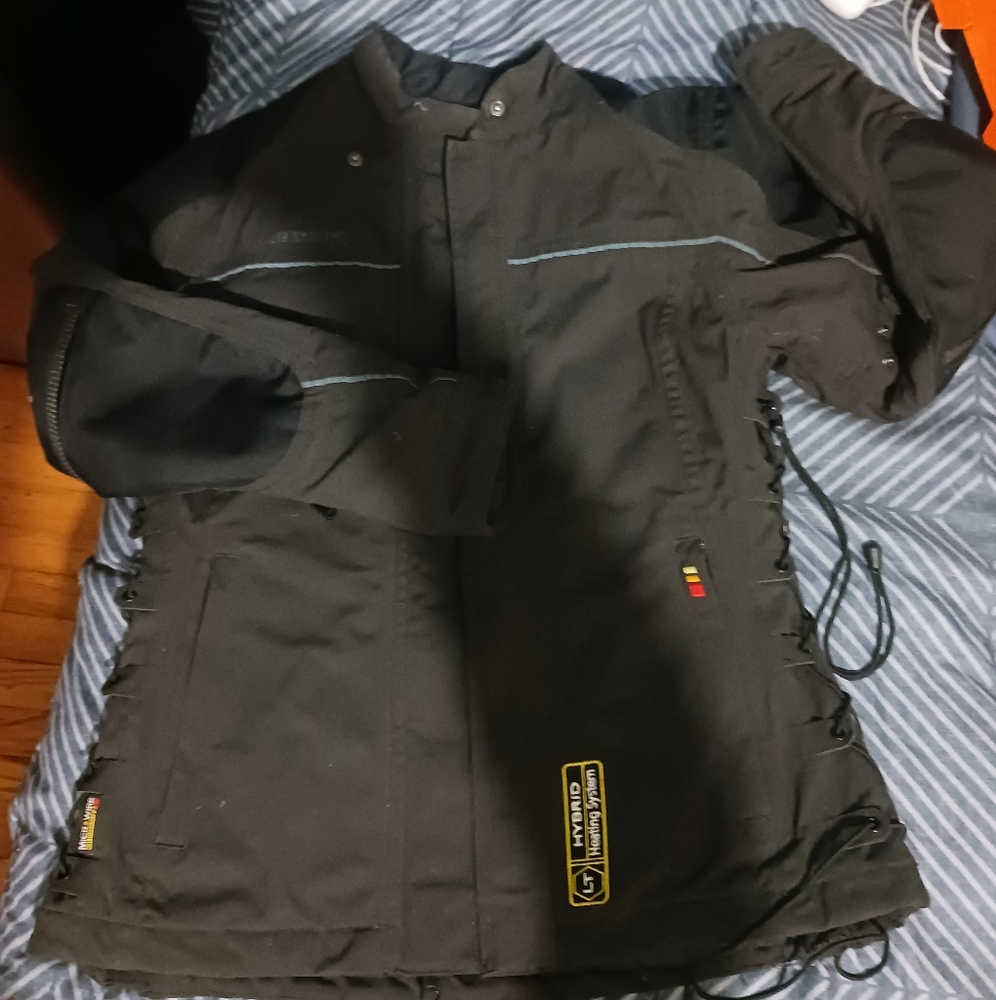 Ladies heated motorcycle outfit